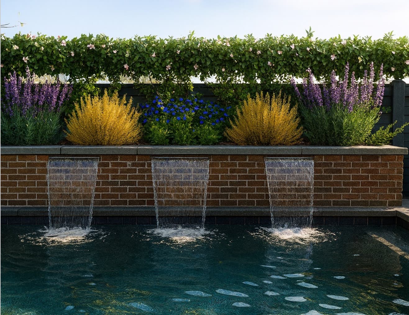 Family-friendly pool design
